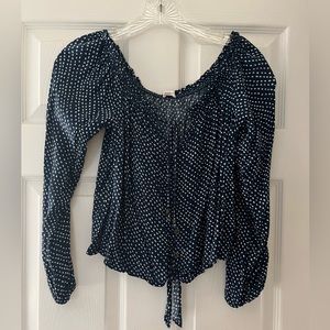 Off the shoulder blouse